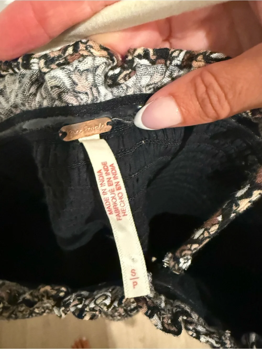 Free People Bali Checked Out Romper